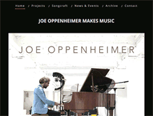 Tablet Screenshot of joeoppenheimer.com